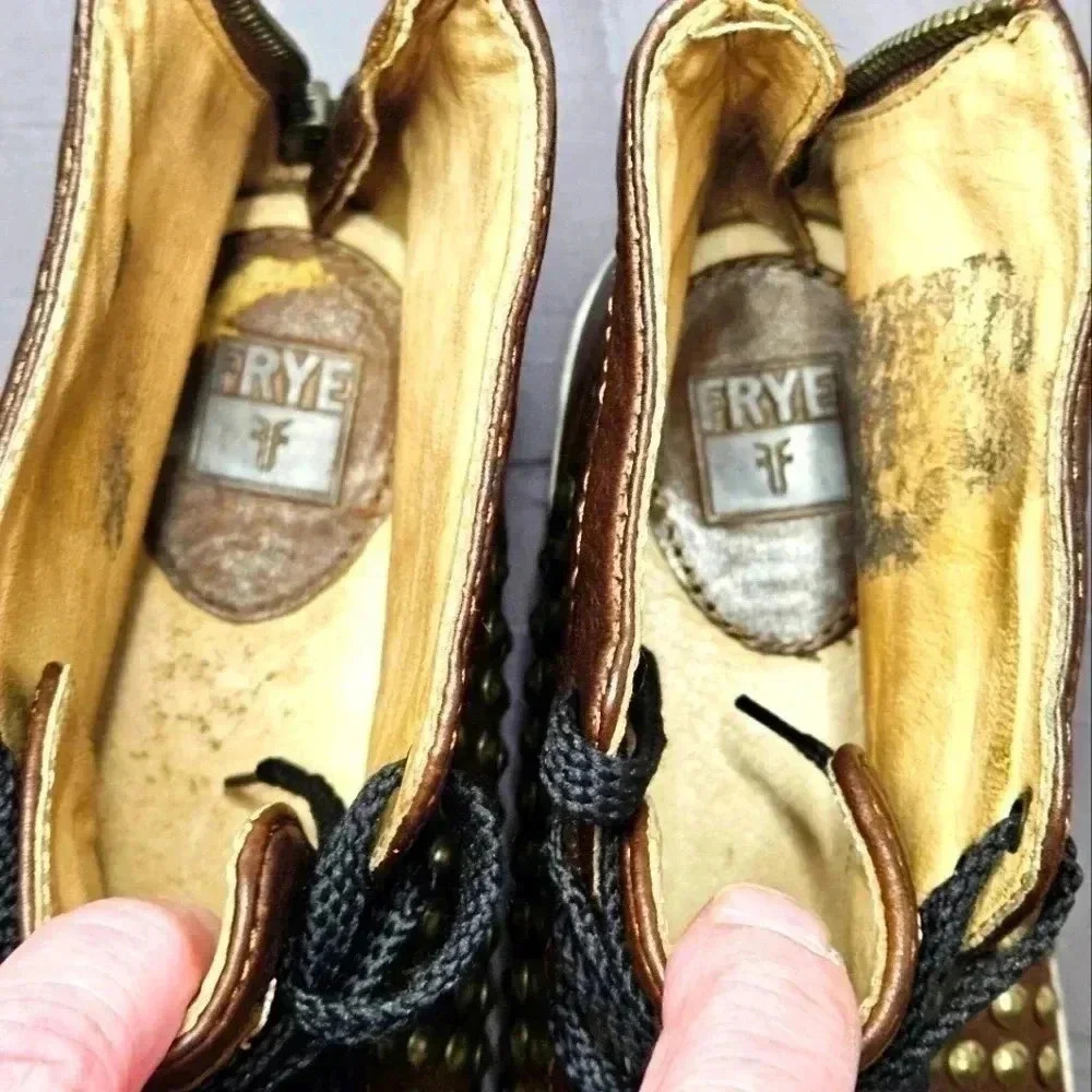Frye Kira Biker High Top - Picture 6 of 10